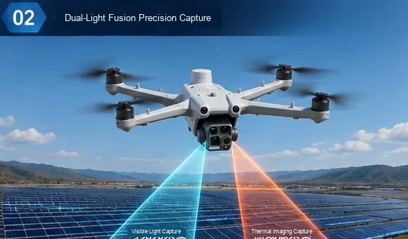 Akuisisi akurat fusi dual-optik
